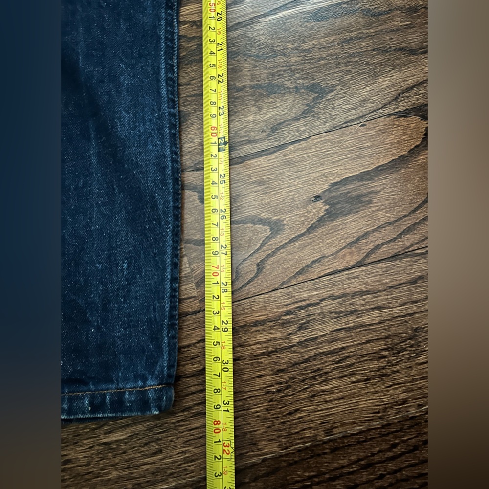 Premium Denim Brand A.P.C. Button Fly Dark Denim Jeans.  100% cotton. Size 34. - Picture 5 of 7